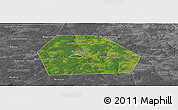 Satellite Panoramic Map of Kolchuginskiy, desaturated