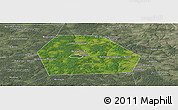 Satellite Panoramic Map of Kolchuginskiy, semi-desaturated