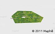 Satellite Panoramic Map of Kolchuginskiy, single color outside