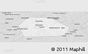 Silver Style Panoramic Map of Kolchuginskiy