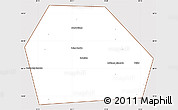 Classic Style Simple Map of Kolchuginskiy, cropped outside