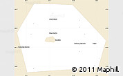 Classic Style Simple Map of Kolchuginskiy, single color outside