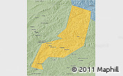 Savanna Style 3D Map of Karymskiy