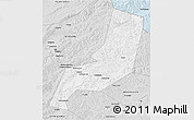 Silver Style 3D Map of Karymskiy