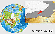 Physical Location Map of Karymskiy, highlighted parent region, highlighted grandparent region