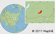 Savanna Style Location Map of Karymskiy