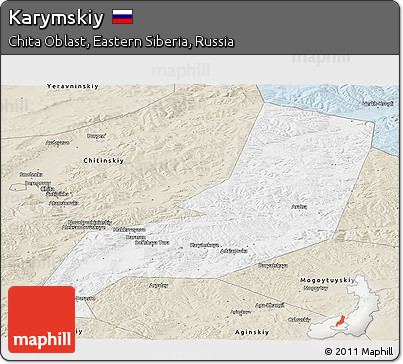 Classic Style Panoramic Map of Karymskiy