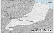 Gray Panoramic Map of Karymskiy