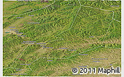 Satellite Panoramic Map of Karymskiy
