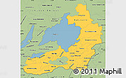 Savanna Style Simple Map of Chita Oblast