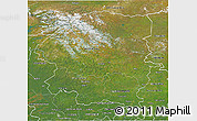 Satellite 3D Map of Evenk Autonomous Okrug