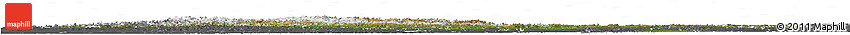 Satellite Horizon Map of Evenk Autonomous Okrug, desaturated