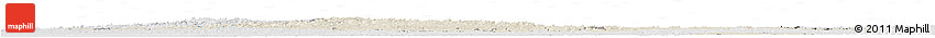 Shaded Relief Horizon Map of Evenk Autonomous Okrug, lighten, desaturated