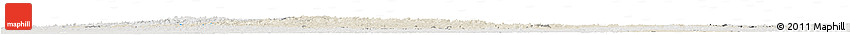 Shaded Relief Horizon Map of Evenk Autonomous Okrug, lighten, semi-desaturated