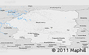 Silver Style Panoramic Map of Evenk Autonomous Okrug