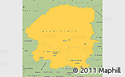 Savanna Style Simple Map of Evenk Autonomous Okrug