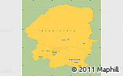 Savanna Style Simple Map of Evenk Autonomous Okrug, single color outside