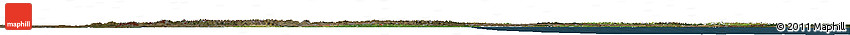 Satellite Horizon Map of Eastern Siberia, darken