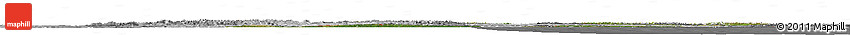 Satellite Horizon Map of Eastern Siberia, desaturated