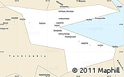 Classic Style Simple Map of Slyudyanskiy