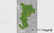Satellite 3D Map of Ust-Udinskiy, lighten, desaturated