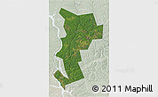Satellite 3D Map of Ust-Udinskiy, lighten