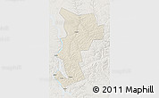 Shaded Relief 3D Map of Ust-Udinskiy, lighten