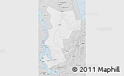 Silver Style 3D Map of Ust-Udinskiy