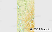 Physical Map of Ust-Udinskiy