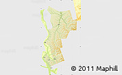 Physical Map of Ust-Udinskiy, single color outside