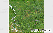 Satellite Panoramic Map of Ust-Udinskiy