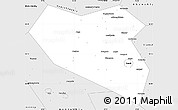 Silver Style Simple Map of Kanskiy