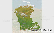 Satellite Map of Eastern Siberia, lighten