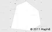 Silver Style Simple Map of Abakan