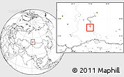 Blank Location Map of Sayanogorsk