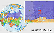 Political Location Map of Sayanogorsk