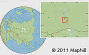 Savanna Style Location Map of Sayanogorsk