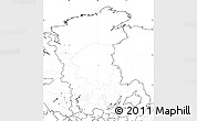 Blank Simple Map of Eastern Siberia, no labels