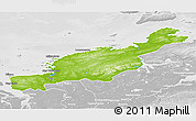 Physical 3D Map of Diksonskiy, lighten, desaturated