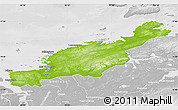 Physical Map of Diksonskiy, lighten, desaturated