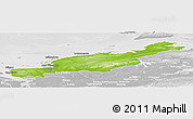 Physical Panoramic Map of Diksonskiy, lighten, desaturated