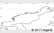 Blank Simple Map of Diksonskiy, no labels