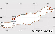 Classic Style Simple Map of Diksonskiy, cropped outside
