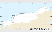 Classic Style Simple Map of Diksonskiy, single color outside