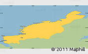 Savanna Style Simple Map of Diksonskiy, single color outside
