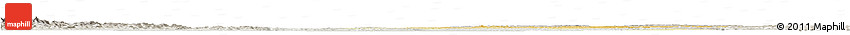 Physical Horizon Map of Ust-Orda Buryat Autonomous Okrug, lighten, semi-desaturated