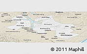 Classic Style Panoramic Map of Ust-Orda Buryat Autonomous Okrug