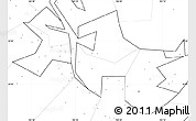 Blank Simple Map of Ust-Orda Buryat Autonomous Okrug, no labels