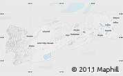 Silver Style Map of Poliny Osipenko. imeni, single color outside
