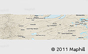 Shaded Relief Panoramic Map of Poliny Osipenko. imeni